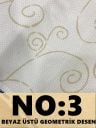 3 No(Beyaz Üstü Geometrik Desen)
