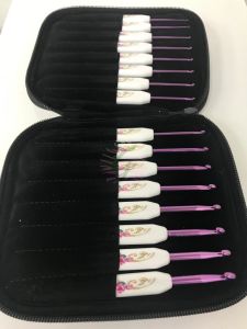 Pembe Çantalı Plastik Saplı Tığ Seti(16 adet)