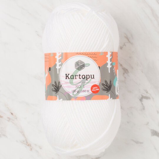 Kartopu No:1 K010-Beyaz