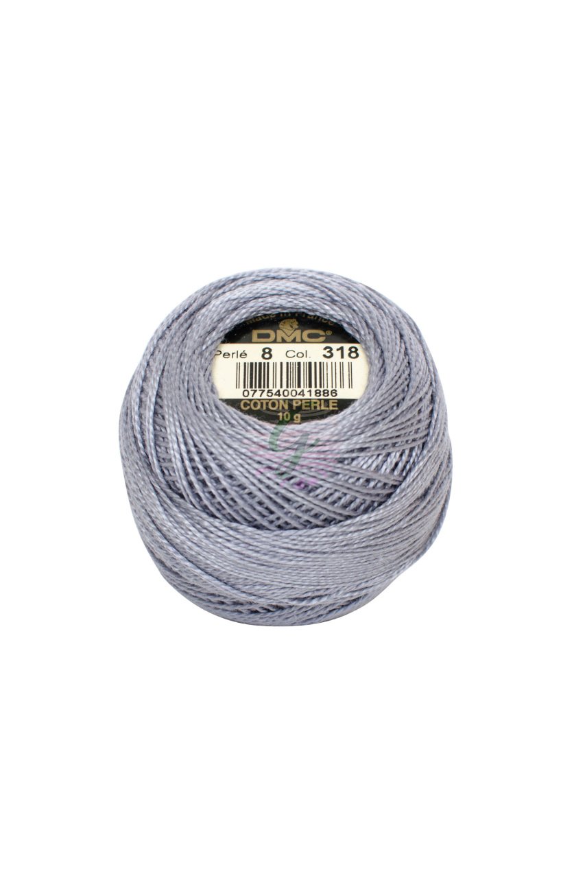 DMC 8 No Koton Perle Kahve-Gri-Beyaz Renkleri 318