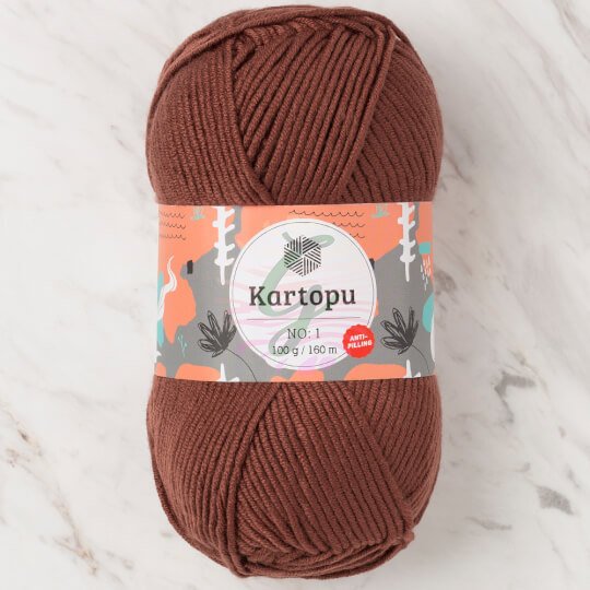Kartopu No:1 K1892-Kahverengi