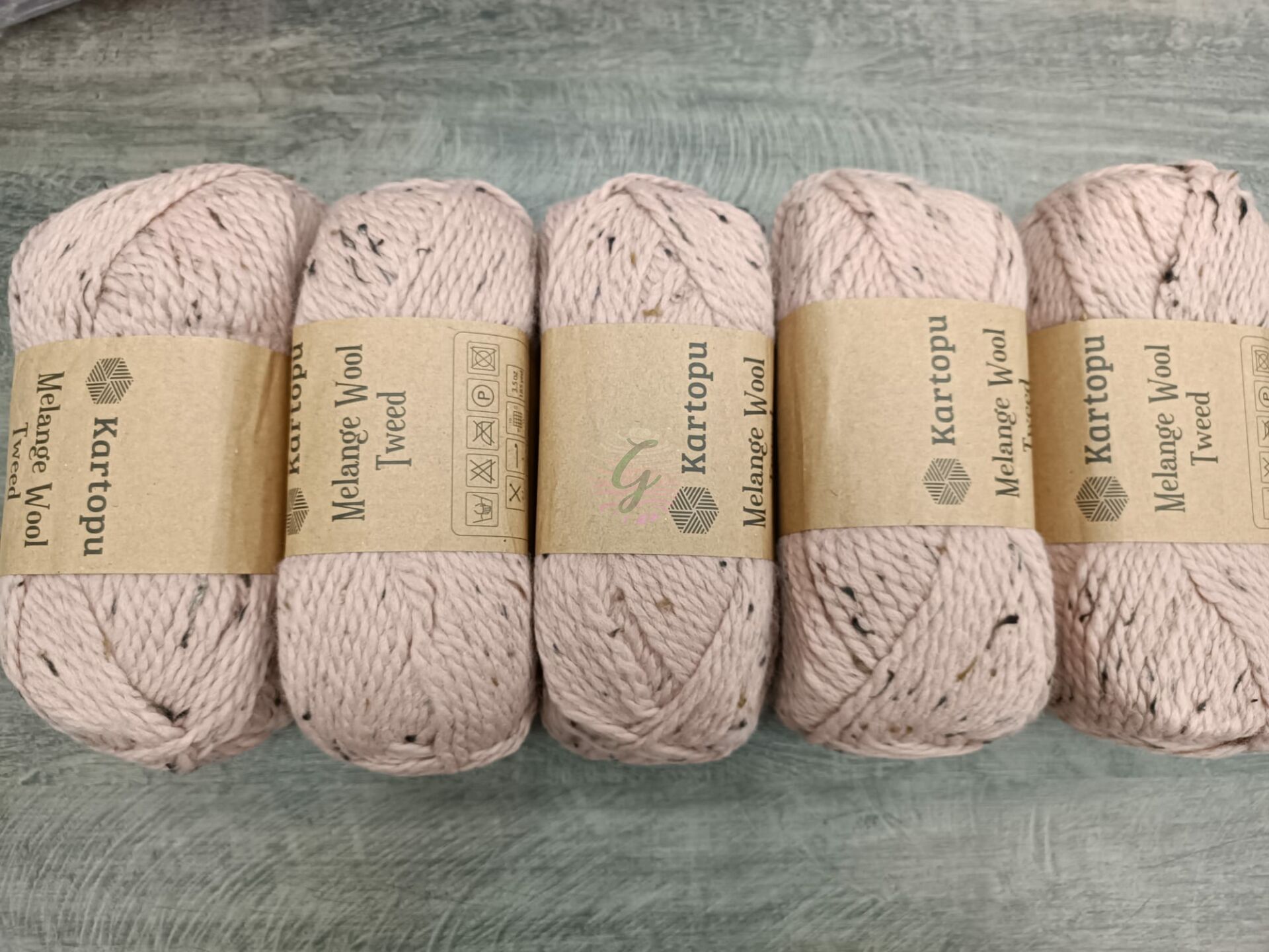 Kartopu Melange Wool Tweed M1374(5 ADET)