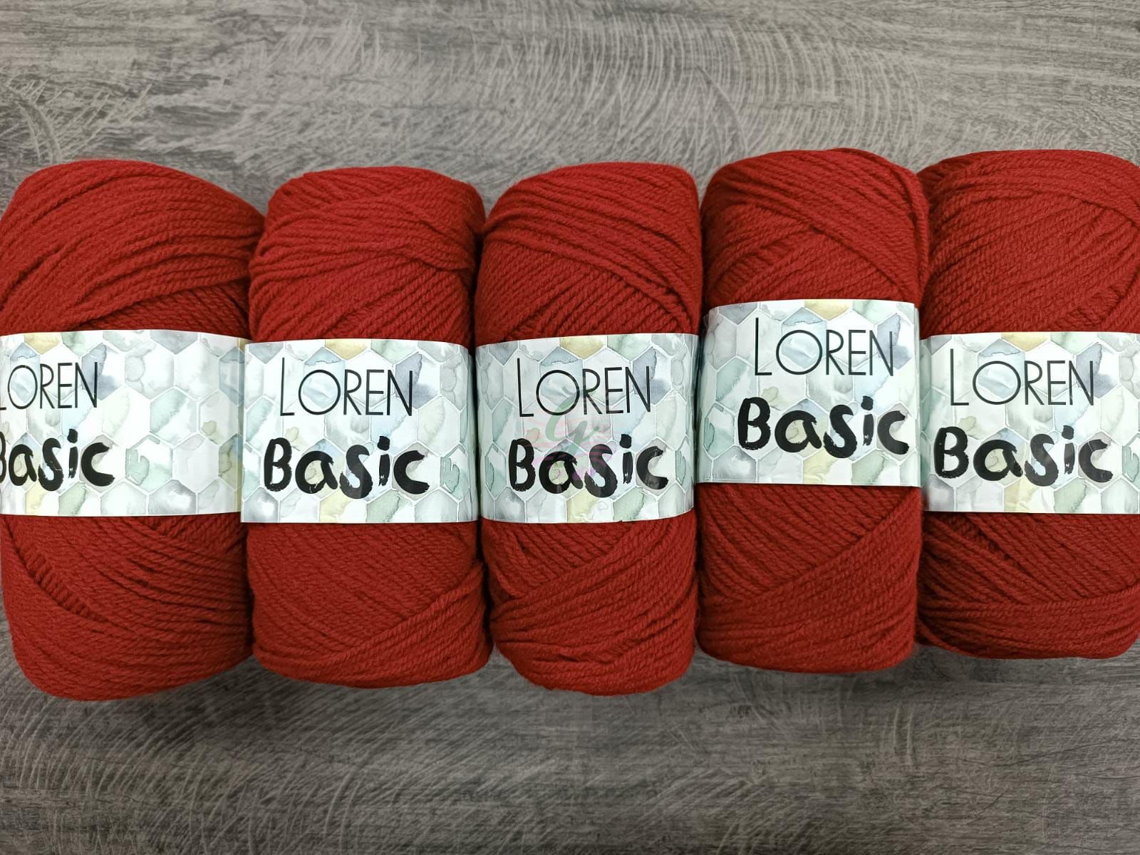 Loren Basic 105 Bordo (5 ADET)