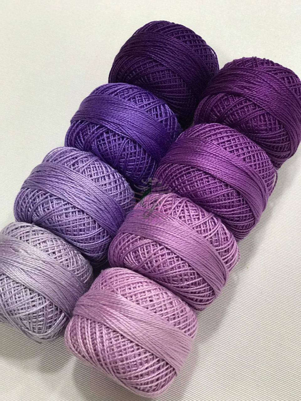 Anchor 8 No Cotton Perle Mor Tonları