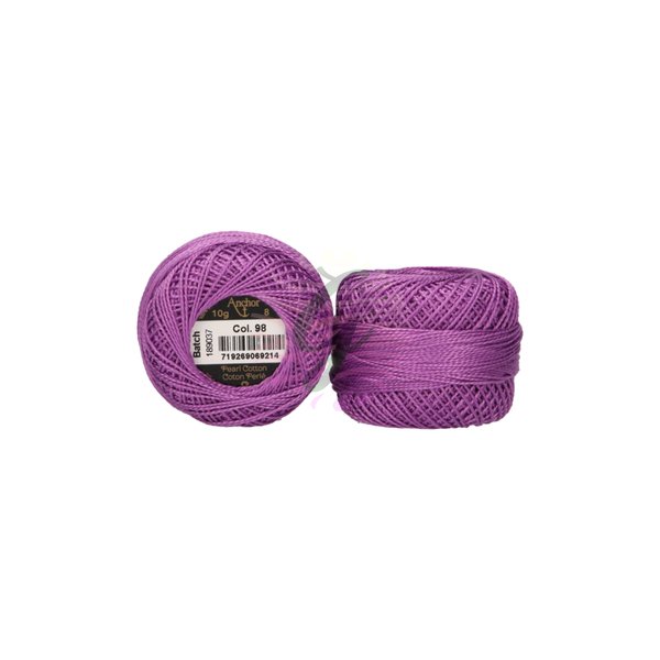 Anchor 8 No Cotton Perle Mor Tonları No:98