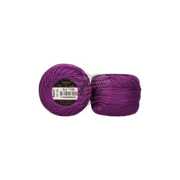 Anchor 8 No Cotton Perle Mor Tonları No:100