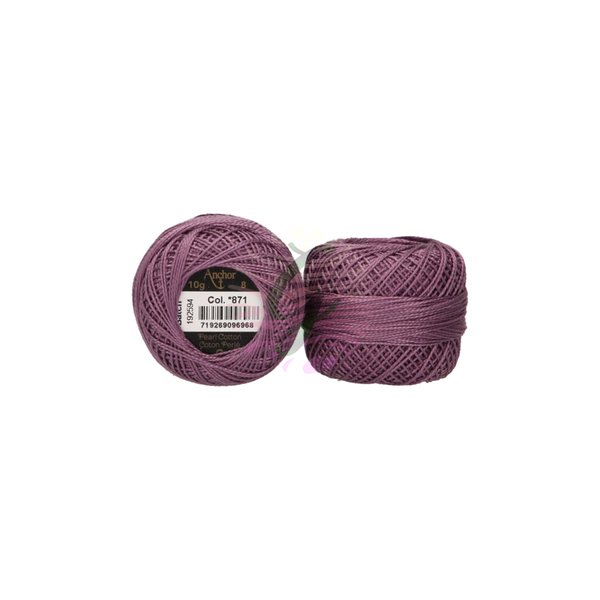 Anchor 8 No Cotton Perle Mor Tonları No:871