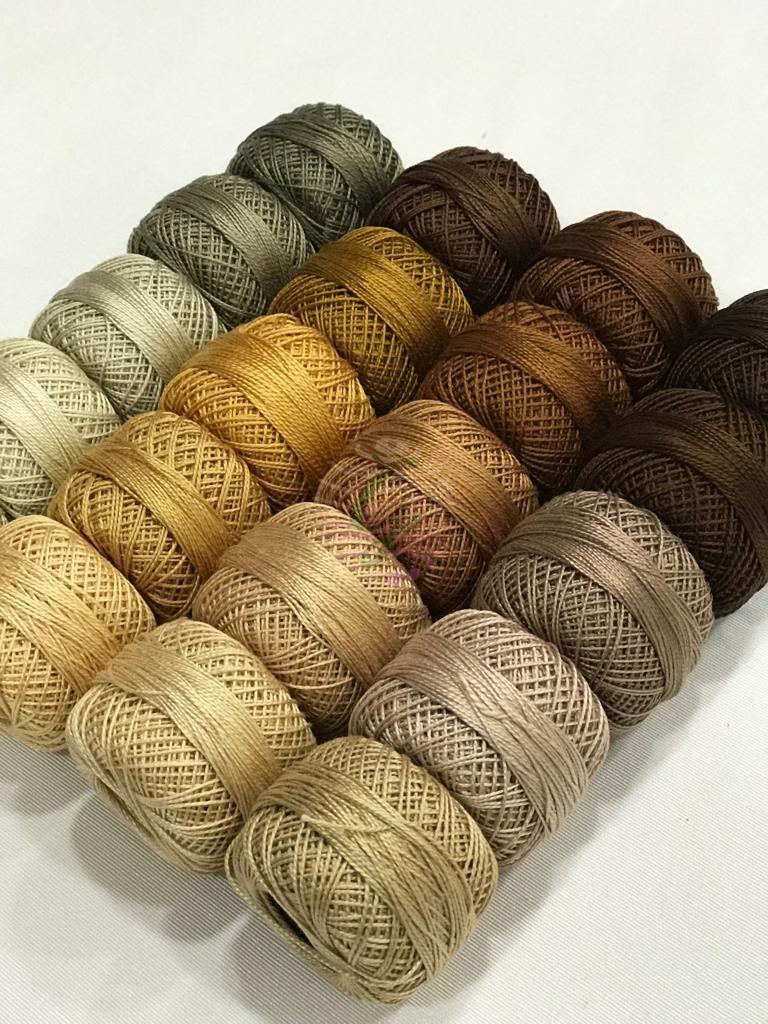 Anchor 8 No Cotton Perle Kahve Tonları