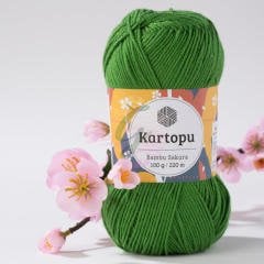 Kartopu Bambu Sakura 392 Canlı yeşil