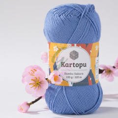 Kartopu Bambu Sakura 535 Mavi