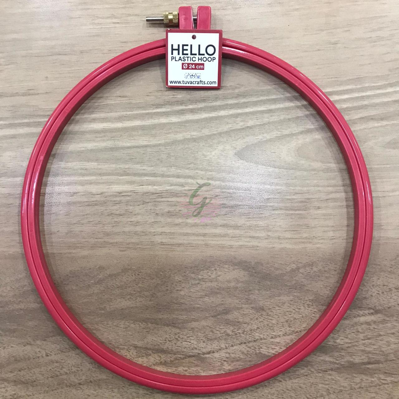 Renkli Pano Kasnak Pembe-24 cm
