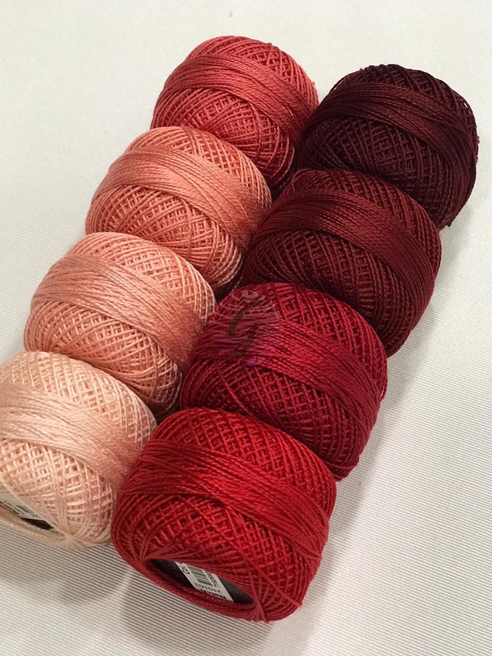 Anchor 8 No Cotton Perle Kırmızı-Narçiçeği Tonları