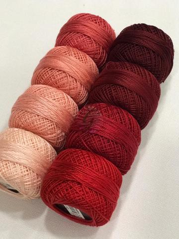 Anchor 8 No Cotton Perle Kırmızı-Narçiçeği Tonları