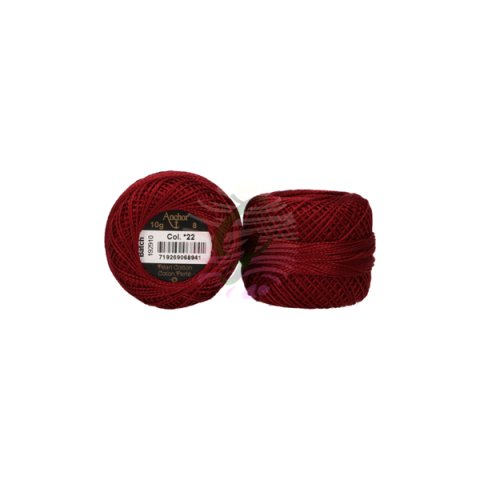 Anchor 8 No Cotton Perle Kırmızı-Narçiçeği Tonları No:22