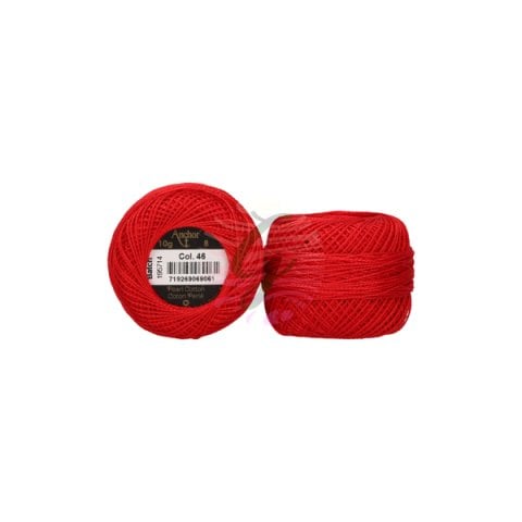 Anchor 8 No Cotton Perle Kırmızı-Narçiçeği Tonları No:46