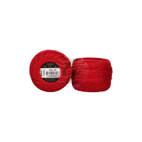 Anchor 8 No Cotton Perle Kırmızı-Narçiçeği Tonları No:47