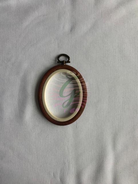 Dekoratif Oval Kasnak 7*9 cm