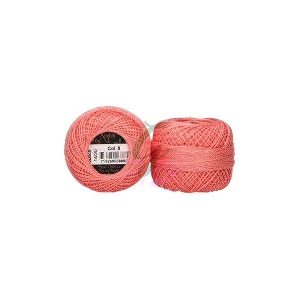 Anchor 8 No Cotton Perle Kırmızı-Narçiçeği Tonları No:9