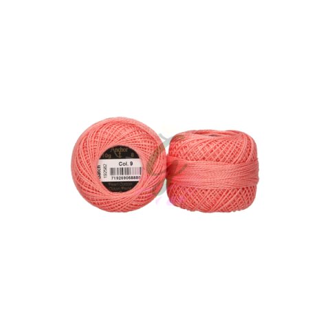 Anchor 8 No Cotton Perle Kırmızı-Narçiçeği Tonları No:9
