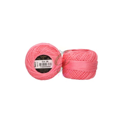 Anchor 8 No Cotton Perle Pembe Tonları No:26