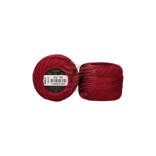 Anchor 8 No Cotton Perle Pembe Tonları No:43