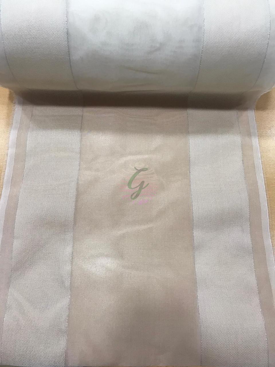 Ortası Ödemiş İpeği Kenarı Etamin Runner Sade Renk