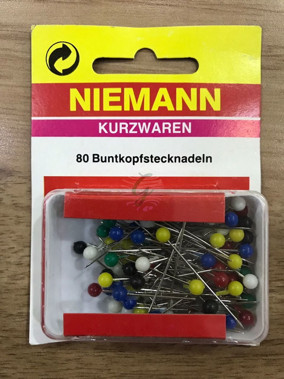 Büyük Başlı Boncuklu İğne(80 adet)