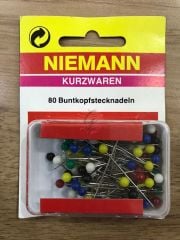 Büyük Başlı Boncuklu İğne(80 adet)