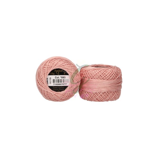 Anchor 8 No Cotton Perle Pembe Tonları No:893