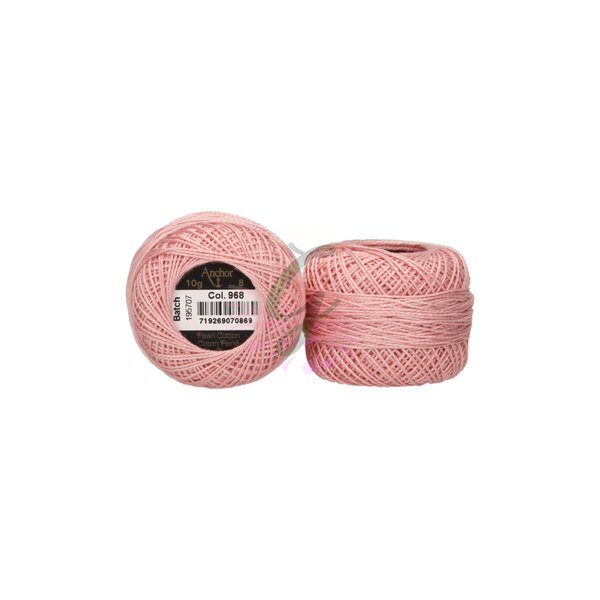 Anchor 8 No Cotton Perle Pembe Tonları No:968