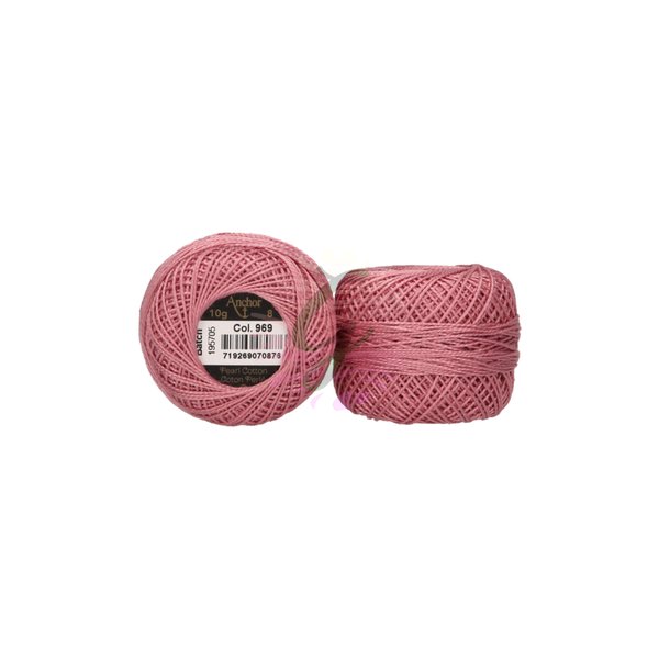 Anchor 8 No Cotton Perle Pembe Tonları No:969