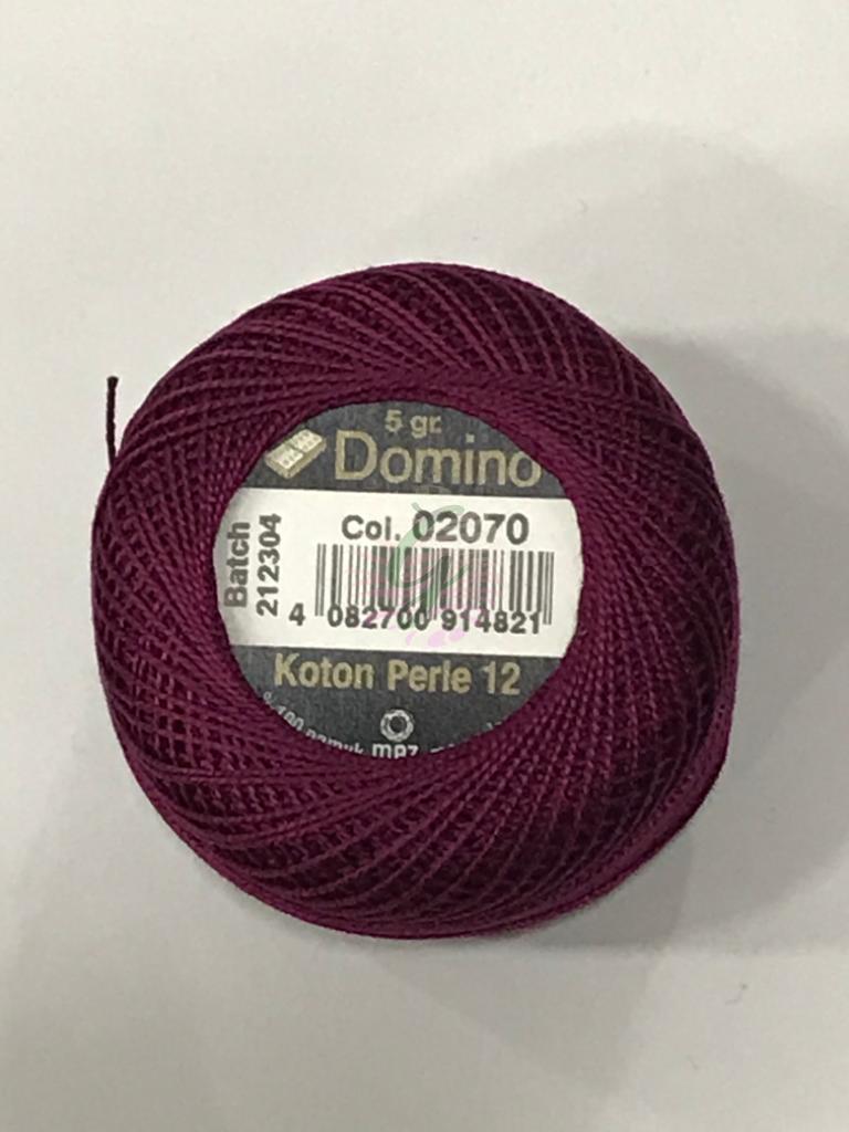 Domino 12 No Koton Perle 02070 Domino Domino 12 No Cotton Perle