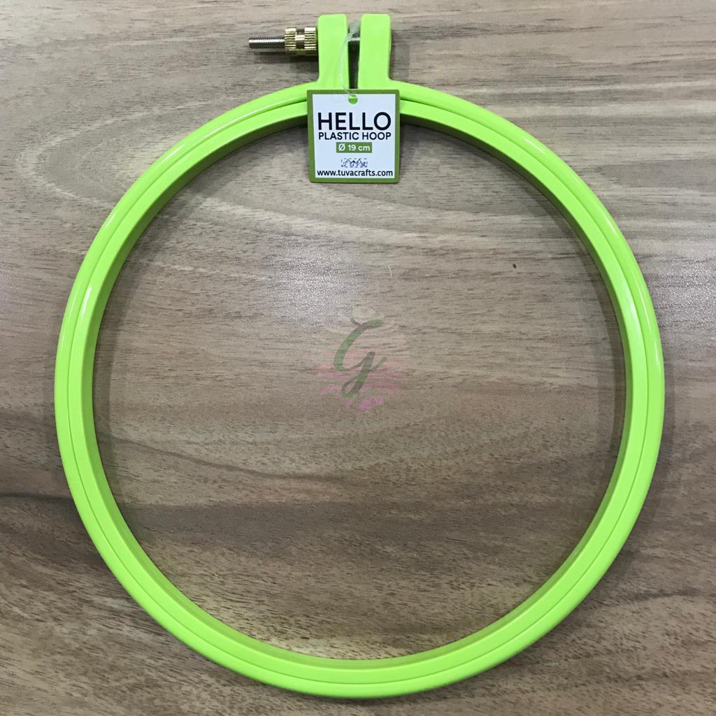 Renkli Pano Kasnak Yeşil-19 cm