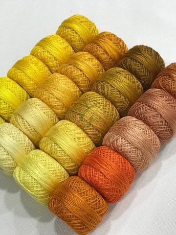 Anchor 8 No Cotton Perle Sarı-Turuncu Tonları