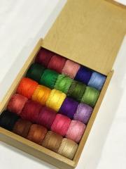 25 Adet 12 No+Ahşap Kutu