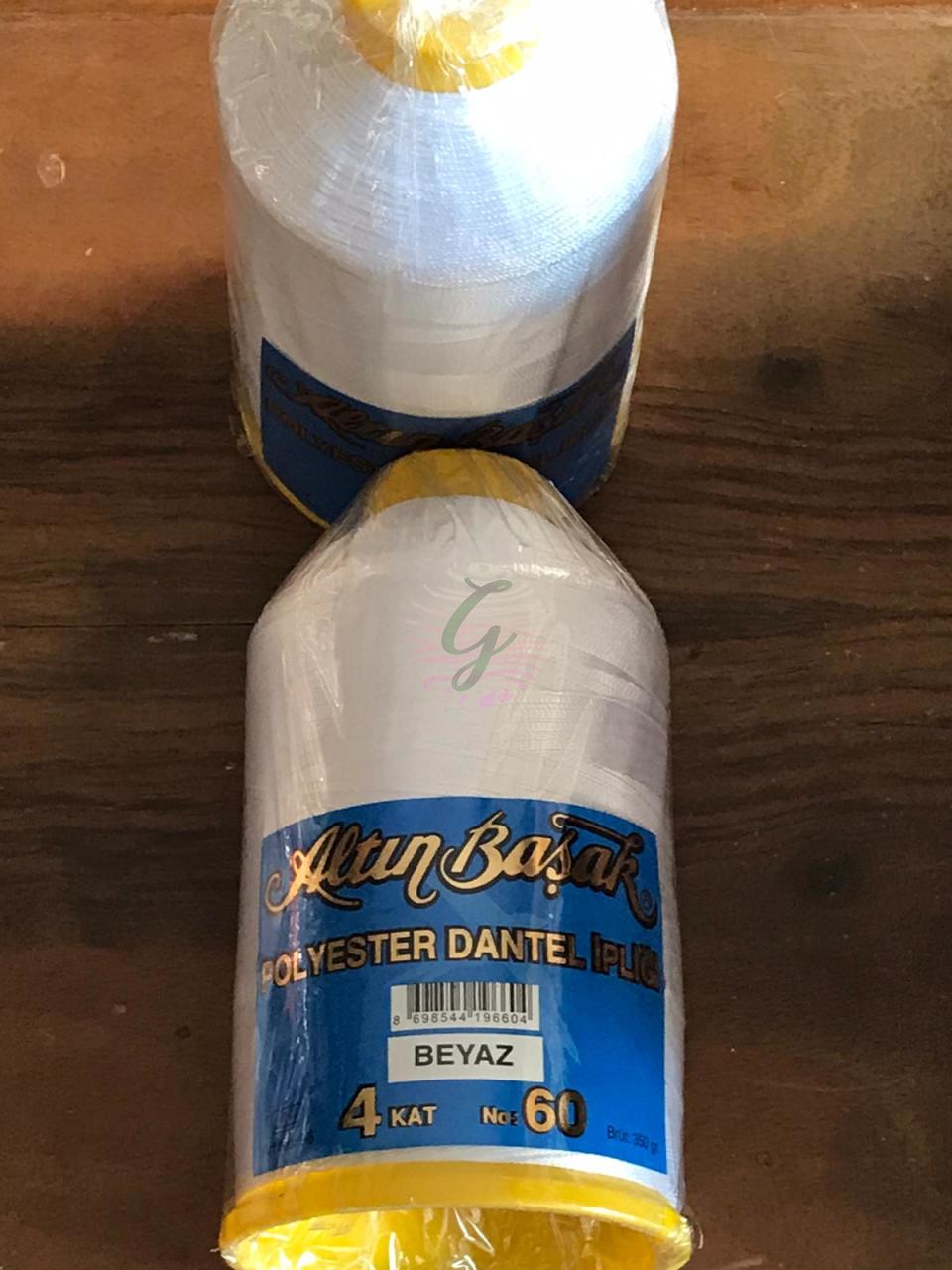 Altın Başak 350 Gr 60 No Beyaz Dantel İpi