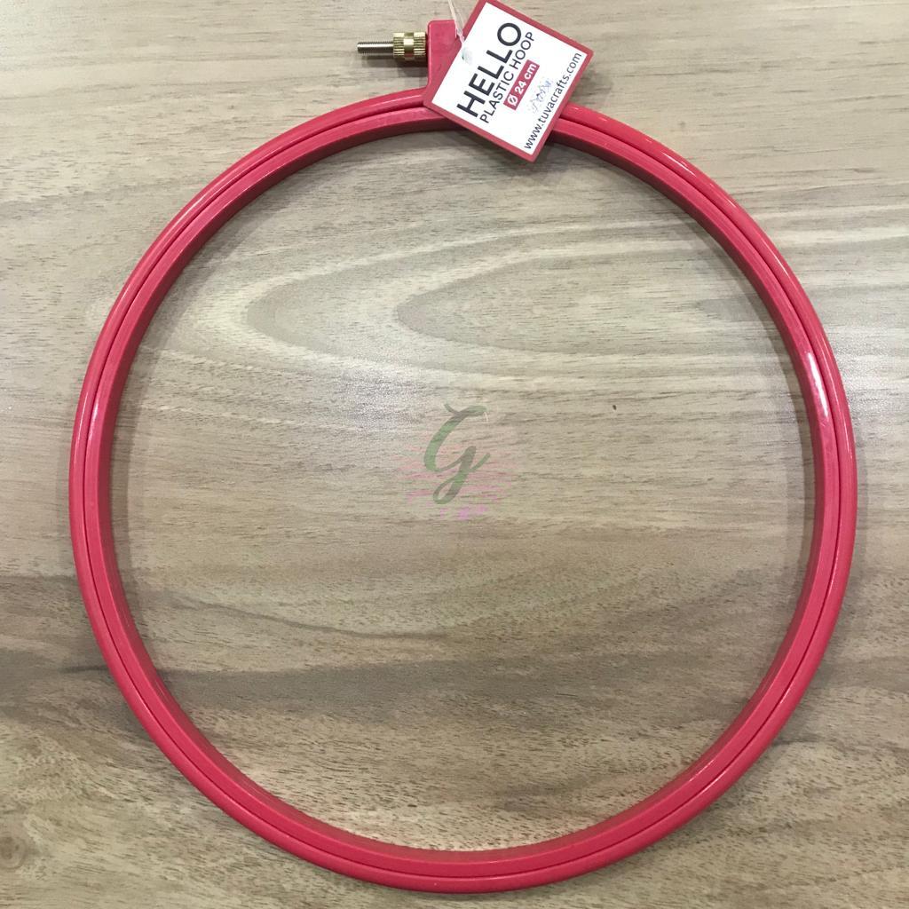 Renkli Pano Kasnak Pembe-24 cm