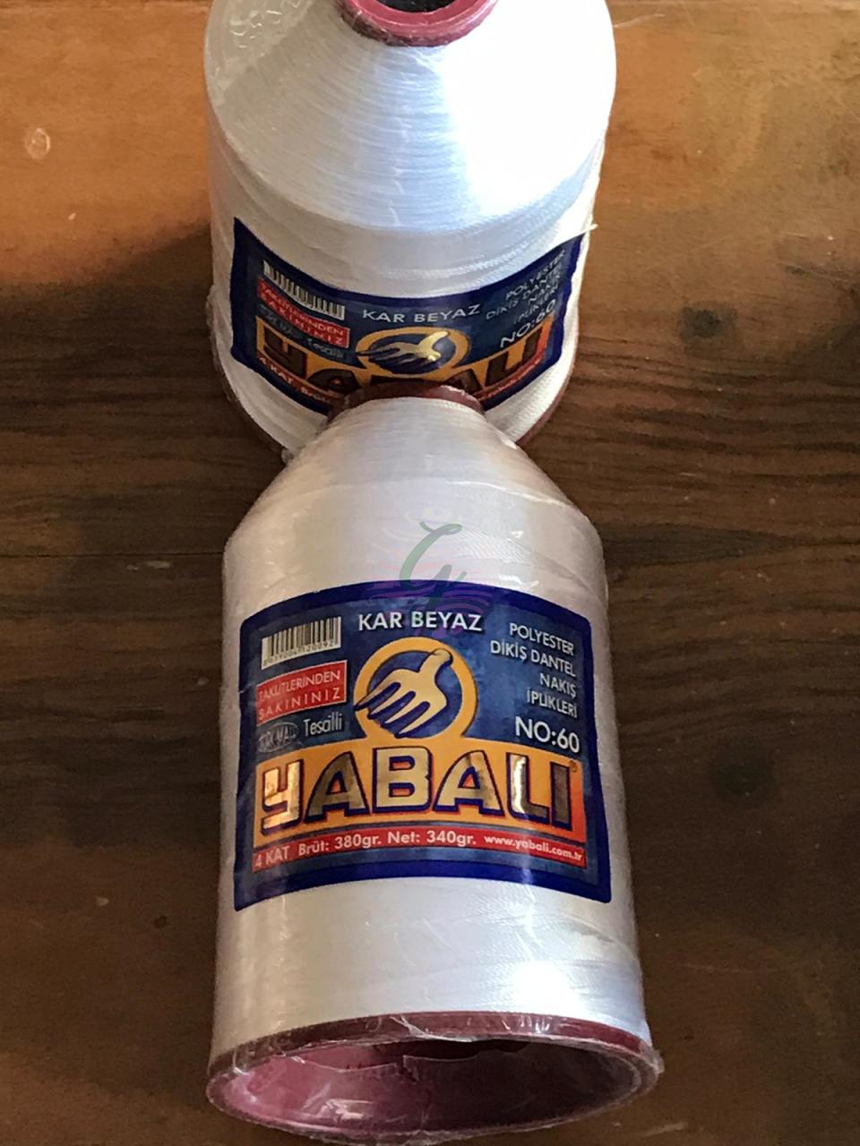 Yabalı 350 Gr 60 No Kar Beyaz Dantel İpi