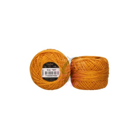 Anchor 8 No Cotton Perle Sarı-Turuncu Tonları No:307