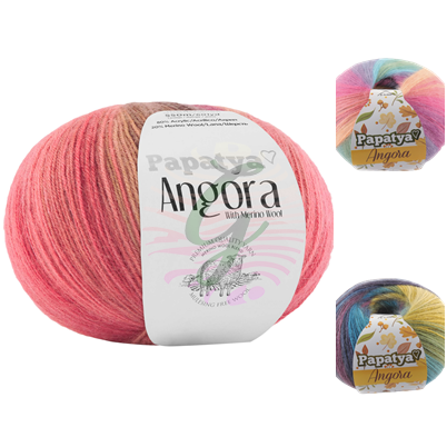 Papatya Angora Batik (Ebruli) Tiftik