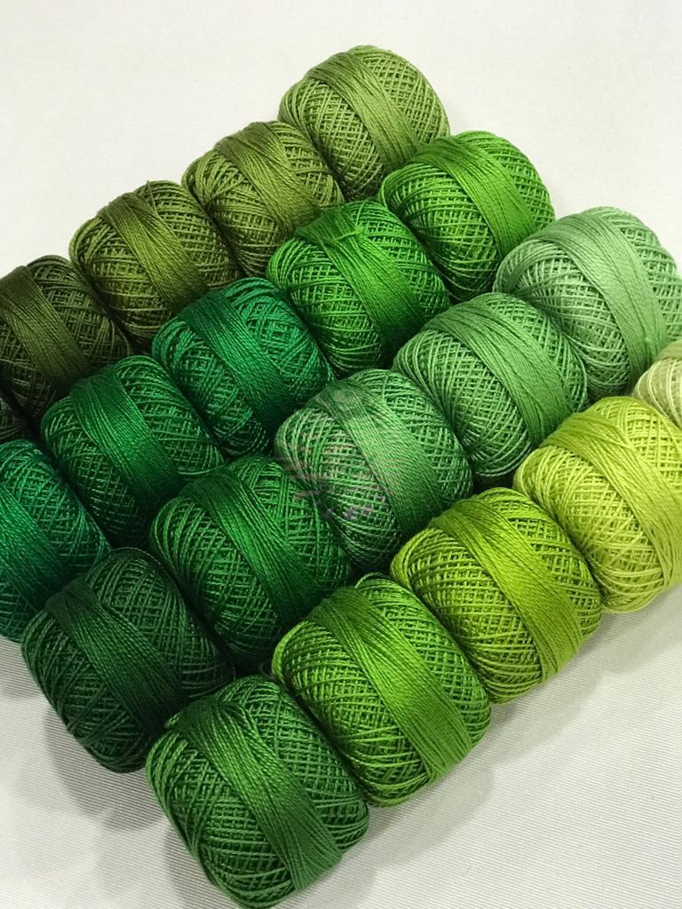 Anchor 8 No Cotton Perle Yeşil Tonları