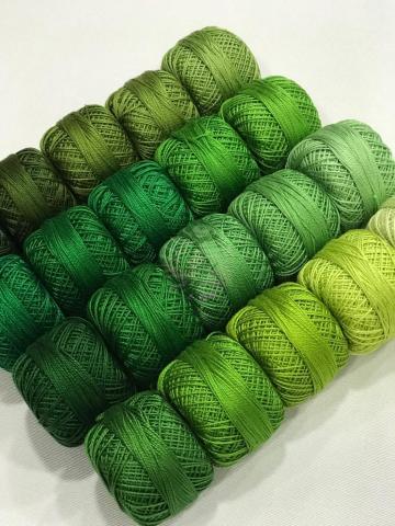 Anchor 8 No Cotton Perle Yeşil Tonları
