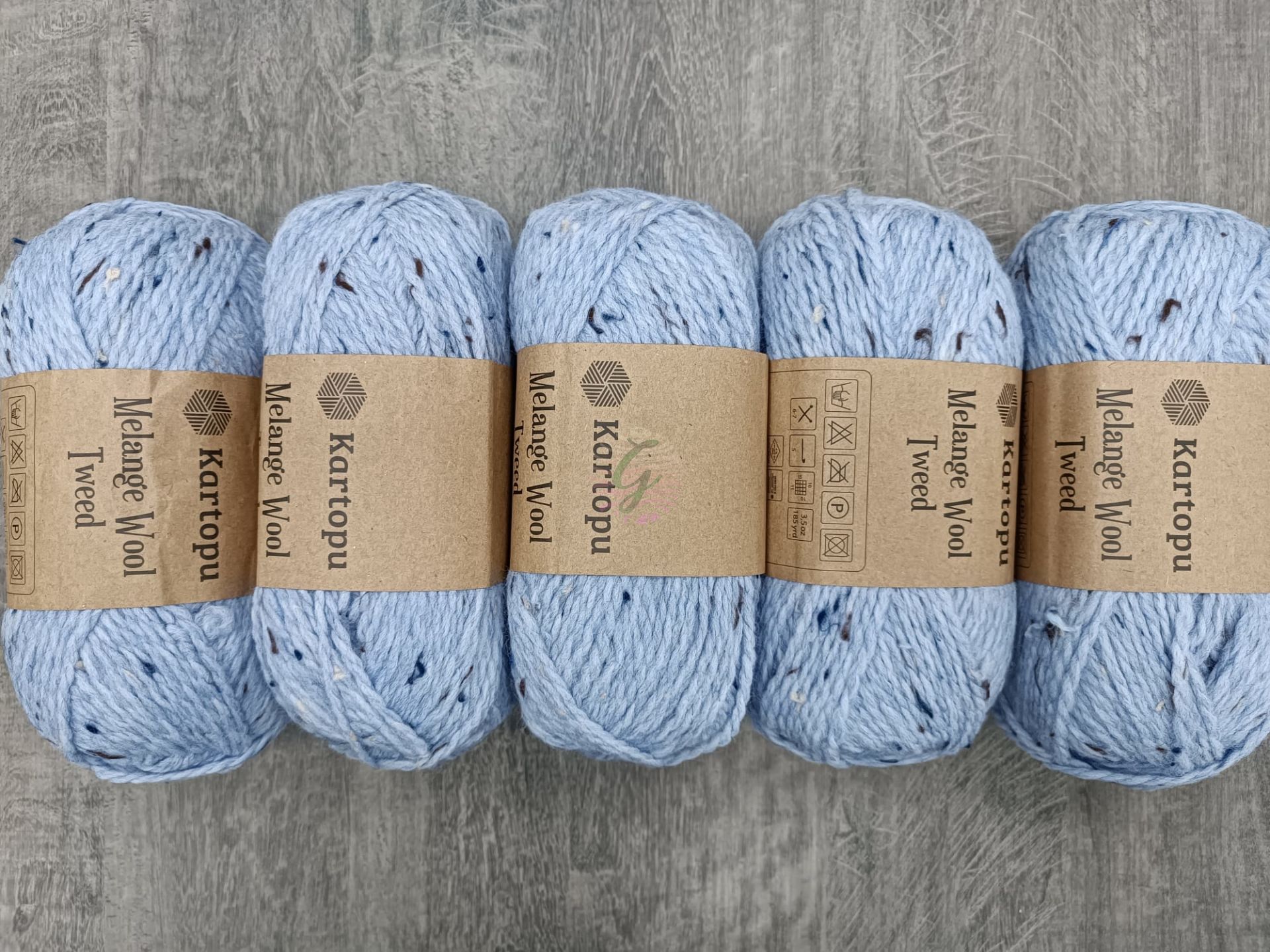Kartopu Melange Wool Tweed M1417(5 ADET)