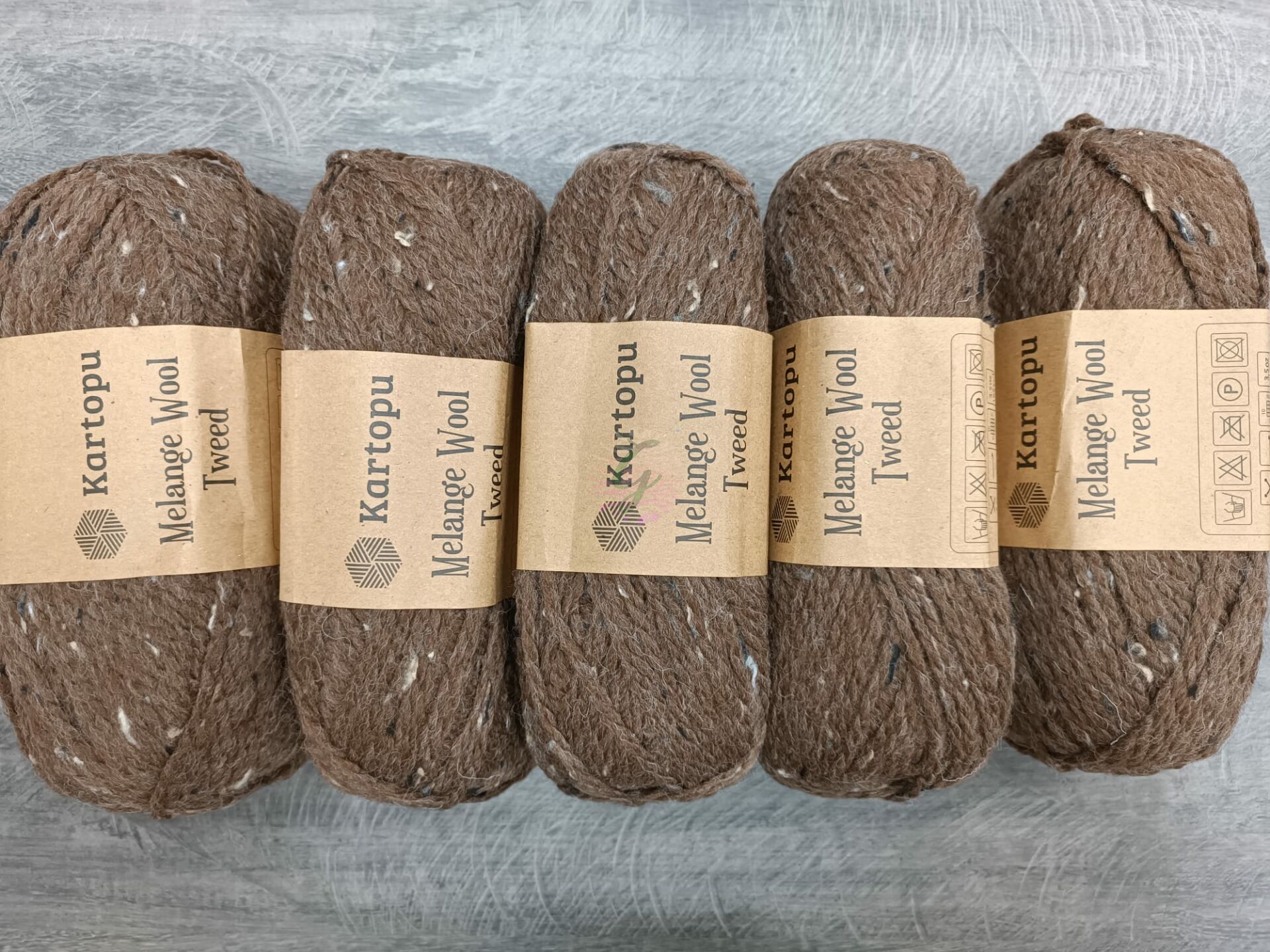 Kartopu Melange Wool Tweed M1370(5 ADET)