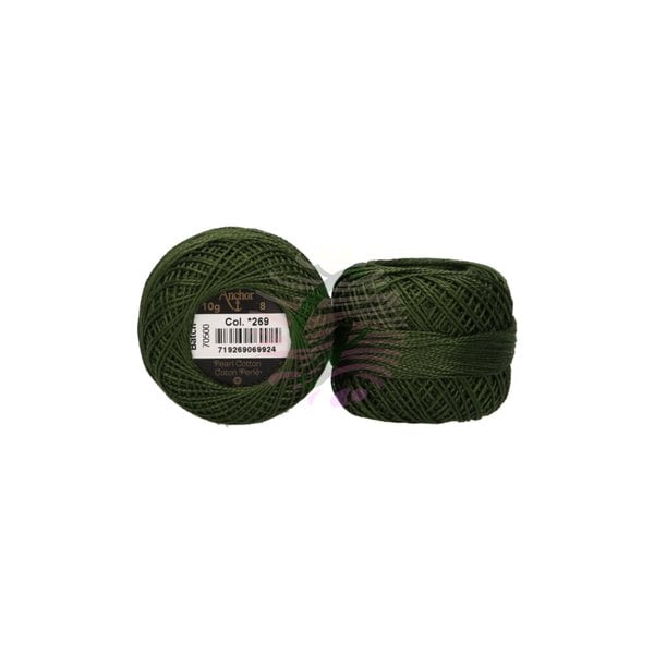 Anchor 8 No Cotton Perle Yeşil Tonları No:269