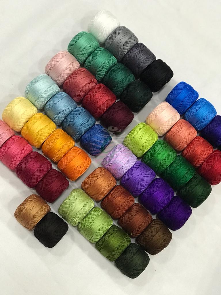 50 Adet 12 No Dmc-Anchor Kiti