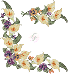 Köşe Modelli Zambak Şablon-20041101