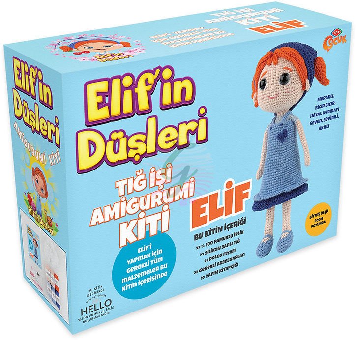 Elif'in Düşleri Amigurumi Kiti-Lisanslı