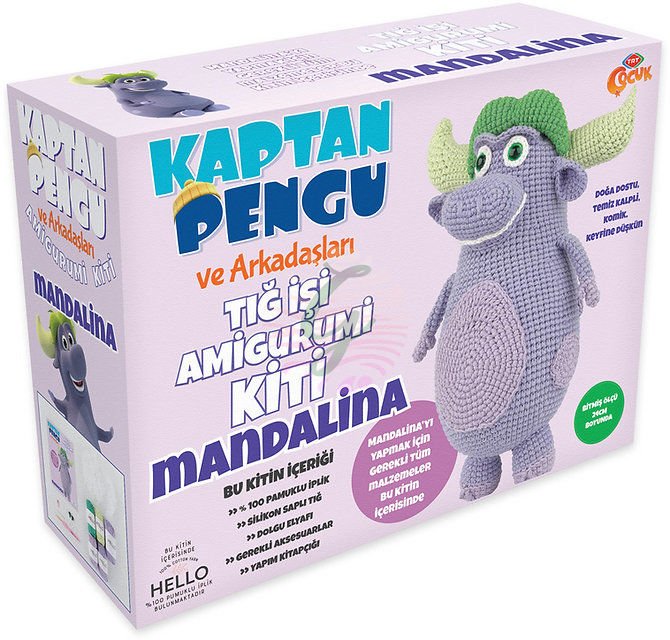 Mandalina Amigurumi Kiti-Lisanslı