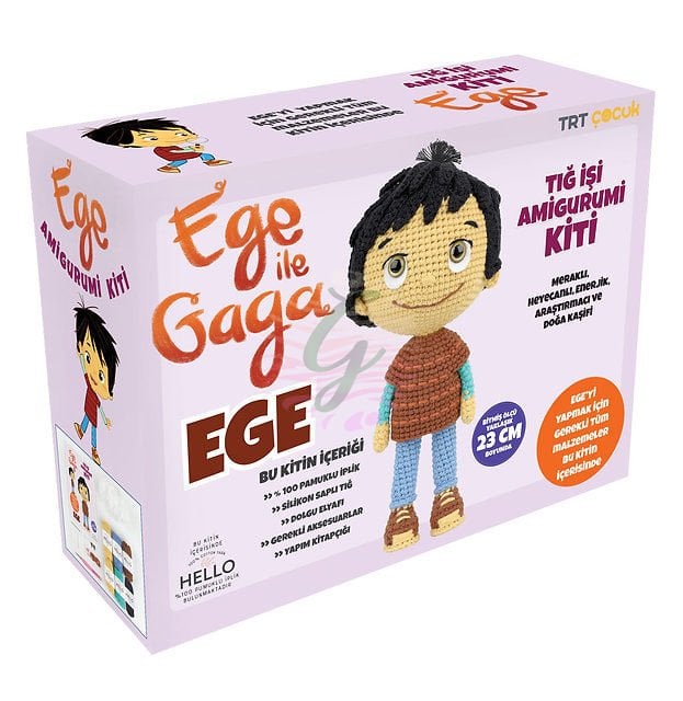 Ege ile Gaga Amigurumi Kiti-Lisanslı